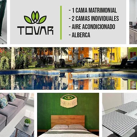 カンクンBonito Departamento En Privada Con Albercaアパートメント エクステリア 写真